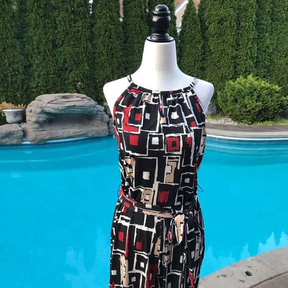 🆕Retro-style Geo Printed Jumpsuit - Picture 2 of 11